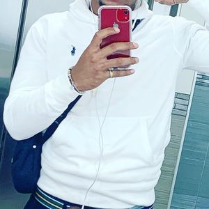 White Ralph Lauren Polo hoodie